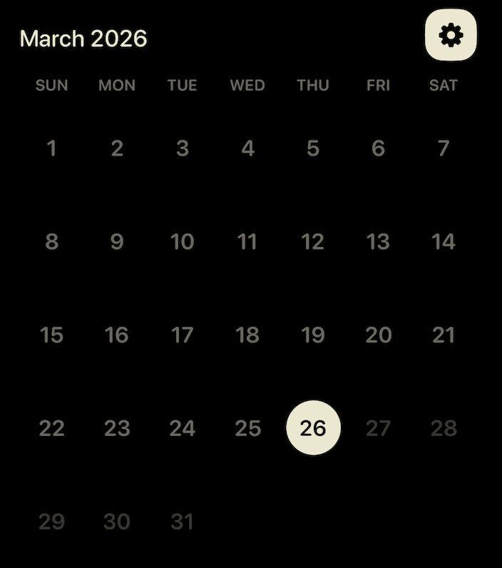 Daily app screenshot